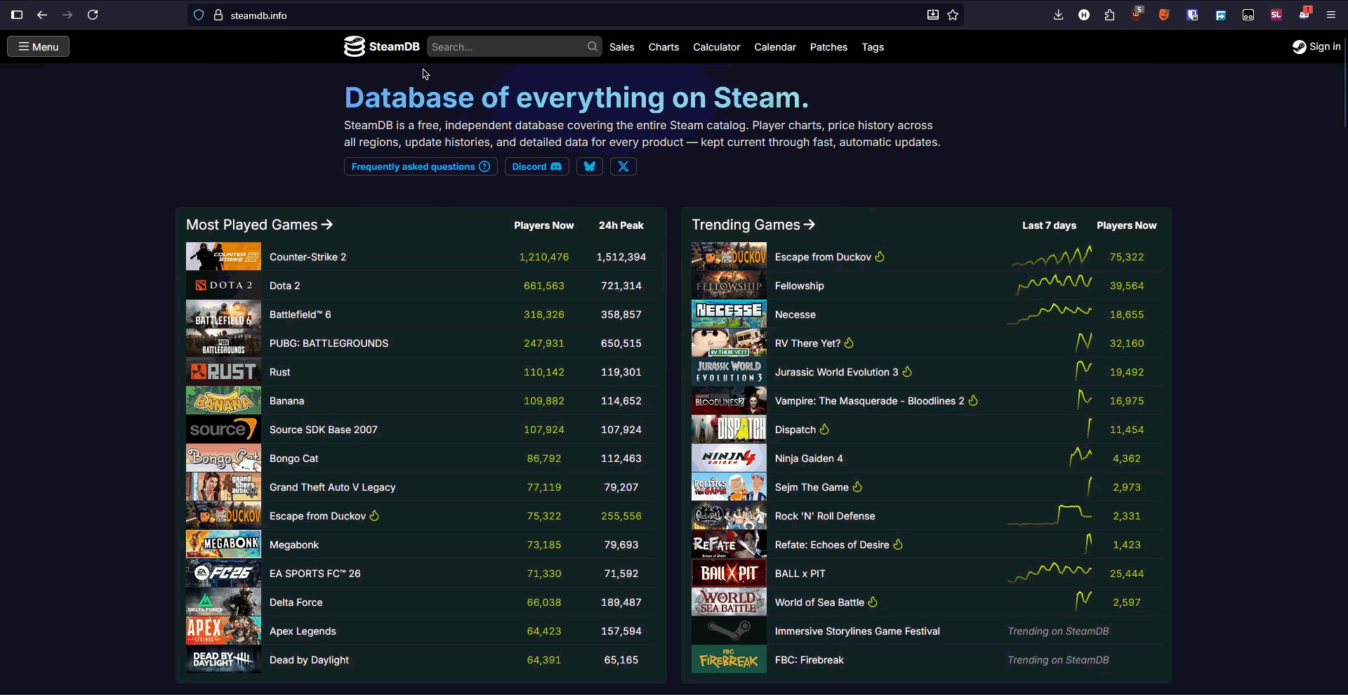 SteamDB