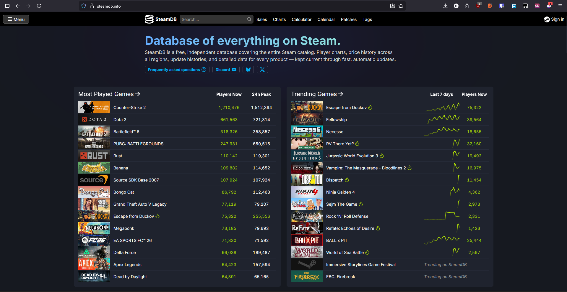SteamDB